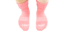 Load image into Gallery viewer, Fuschia Stay Cozy Slouch Socks
