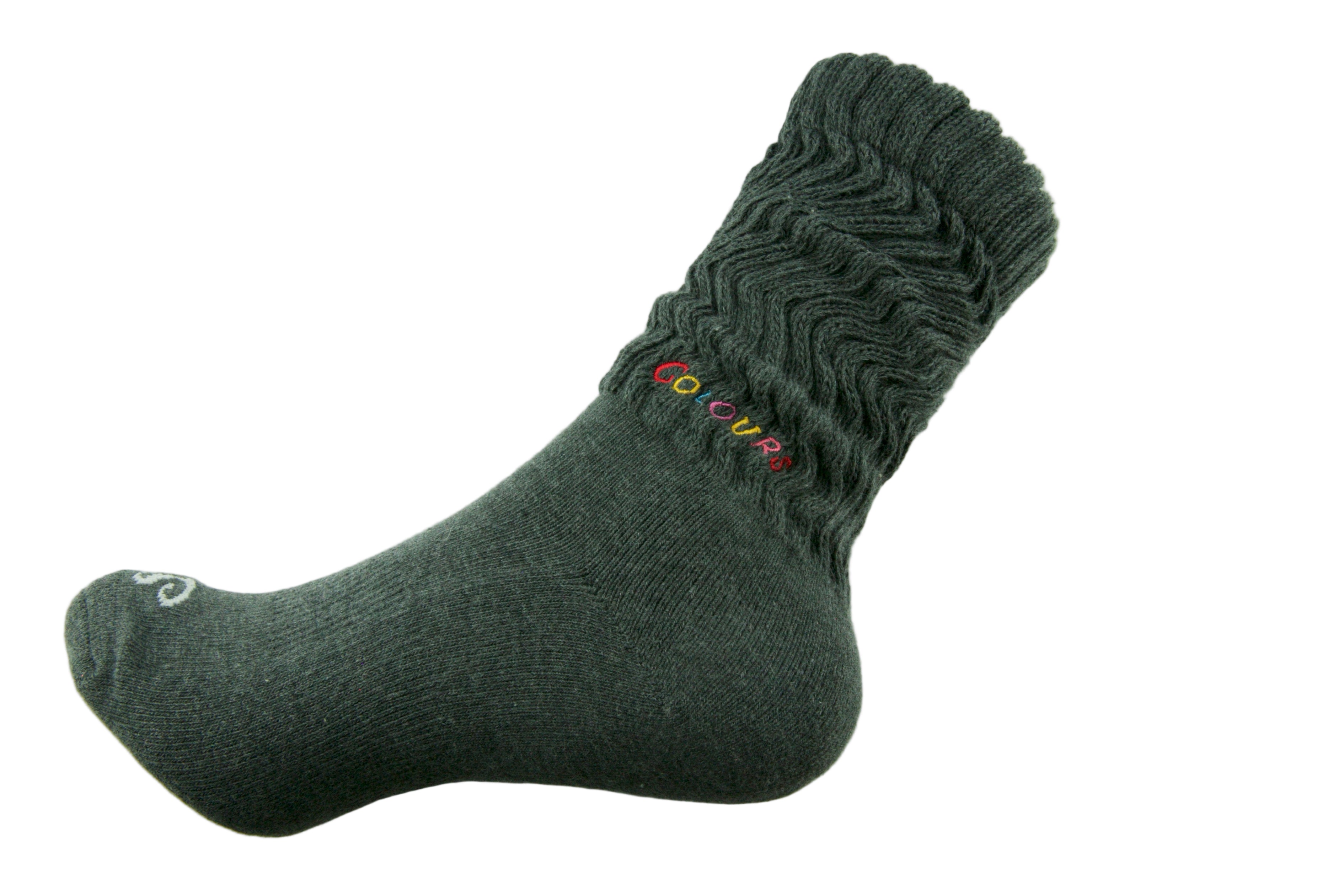 Charcoal Stay Cozy Slouch Socks