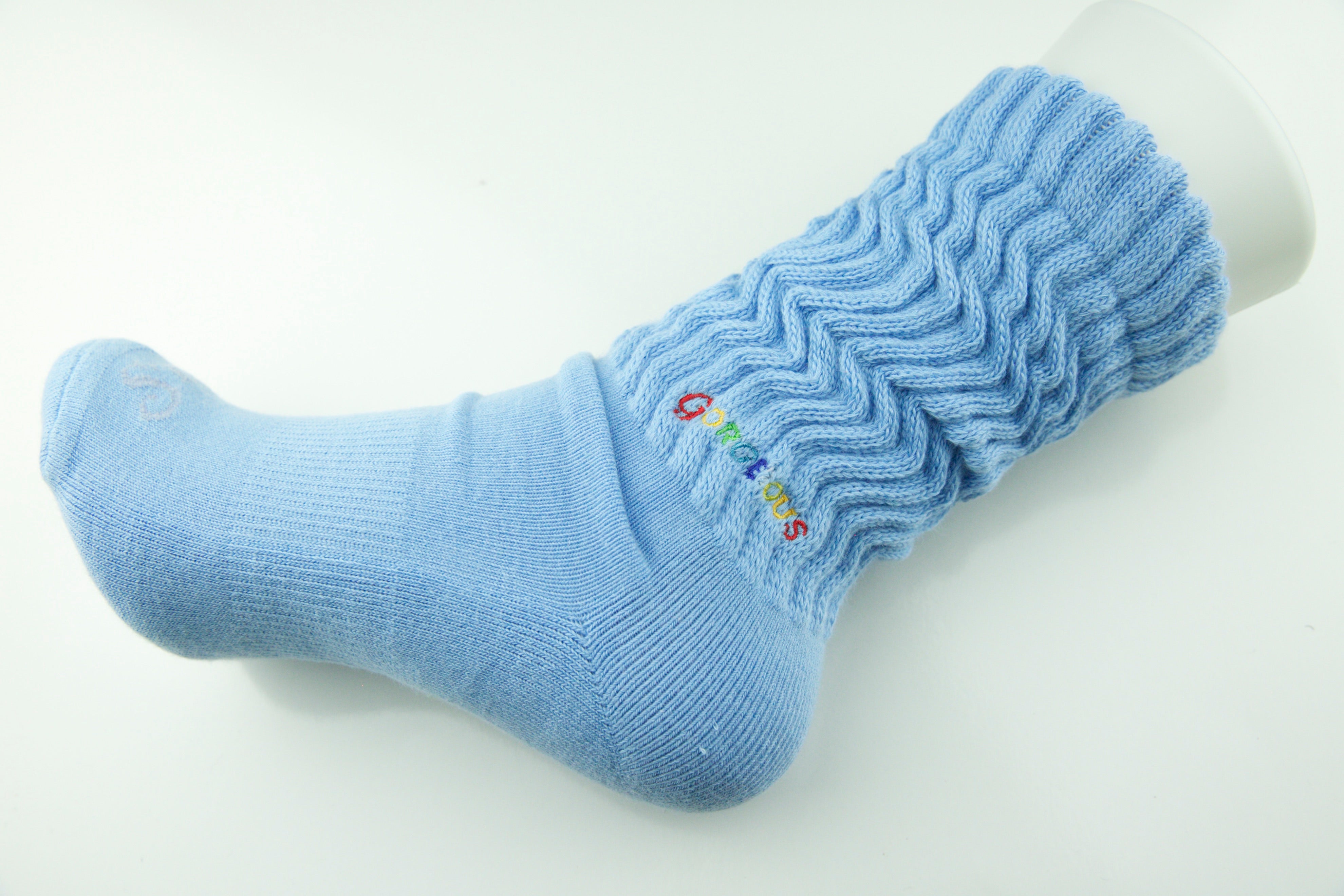Baby Blue Stay Cozy Slouch Socks