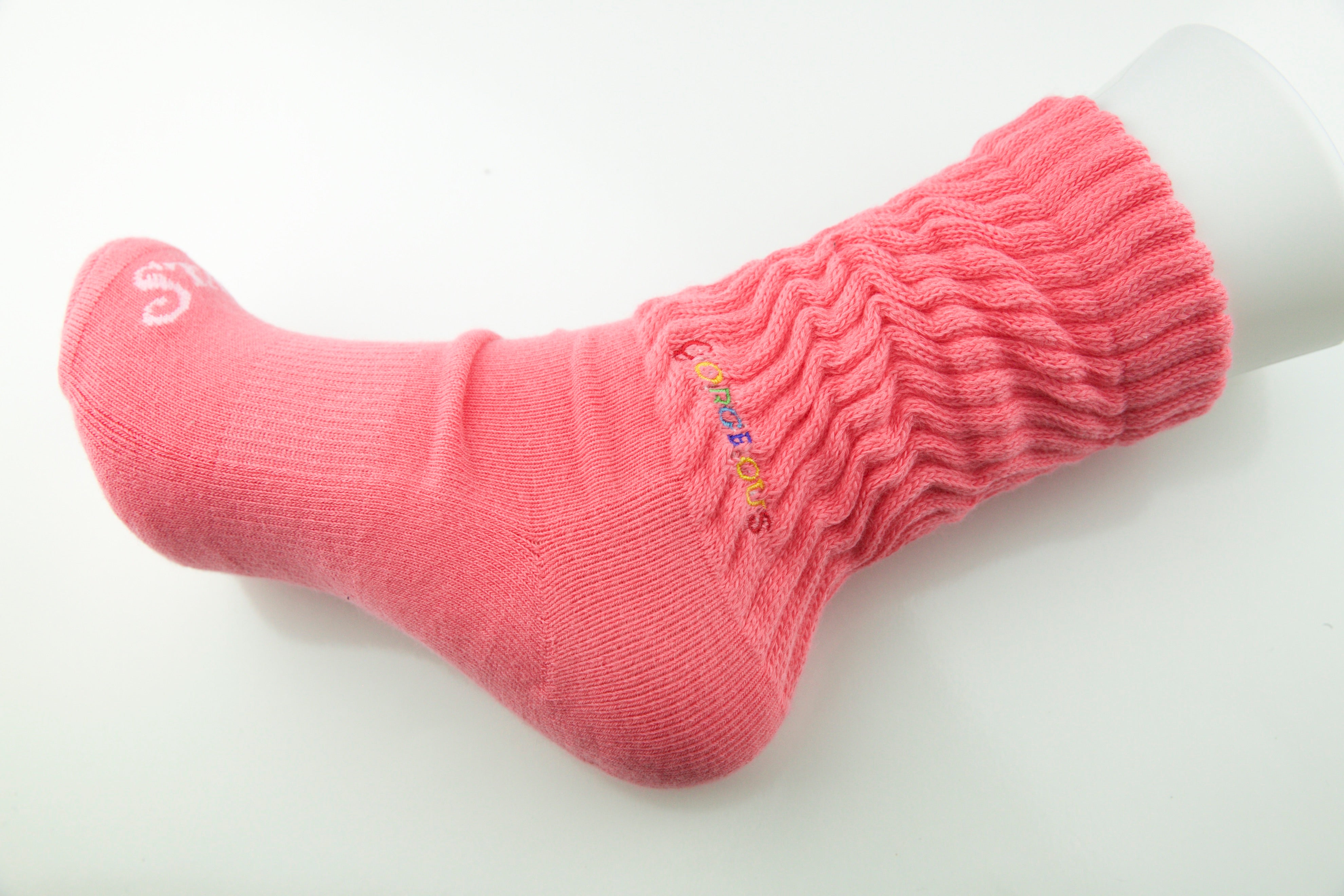 Fuschia Stay Cozy Slouch Socks