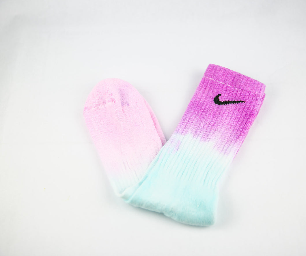 Tri Color Dye Socks
