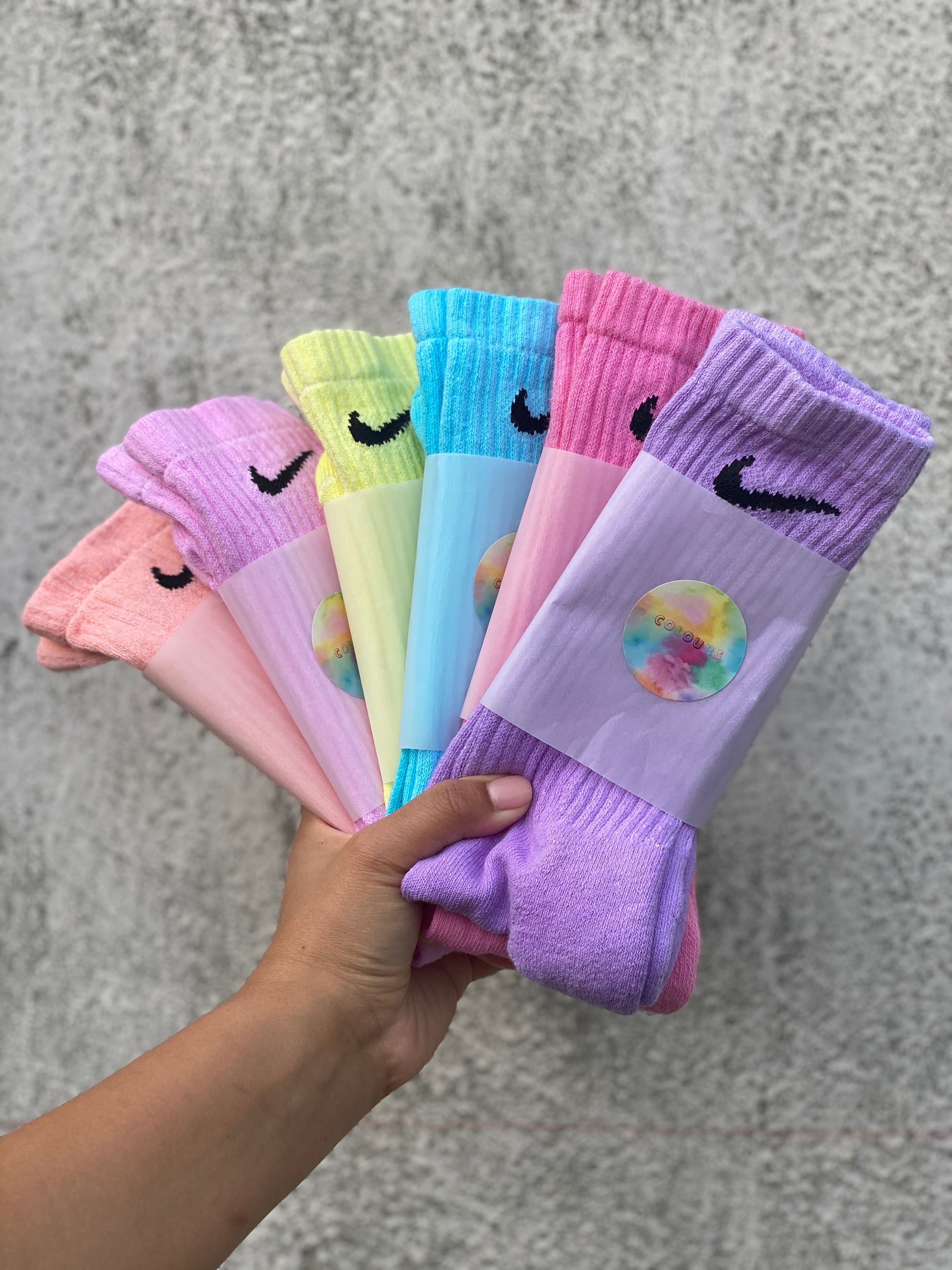 Pastel Patina Dye Socks